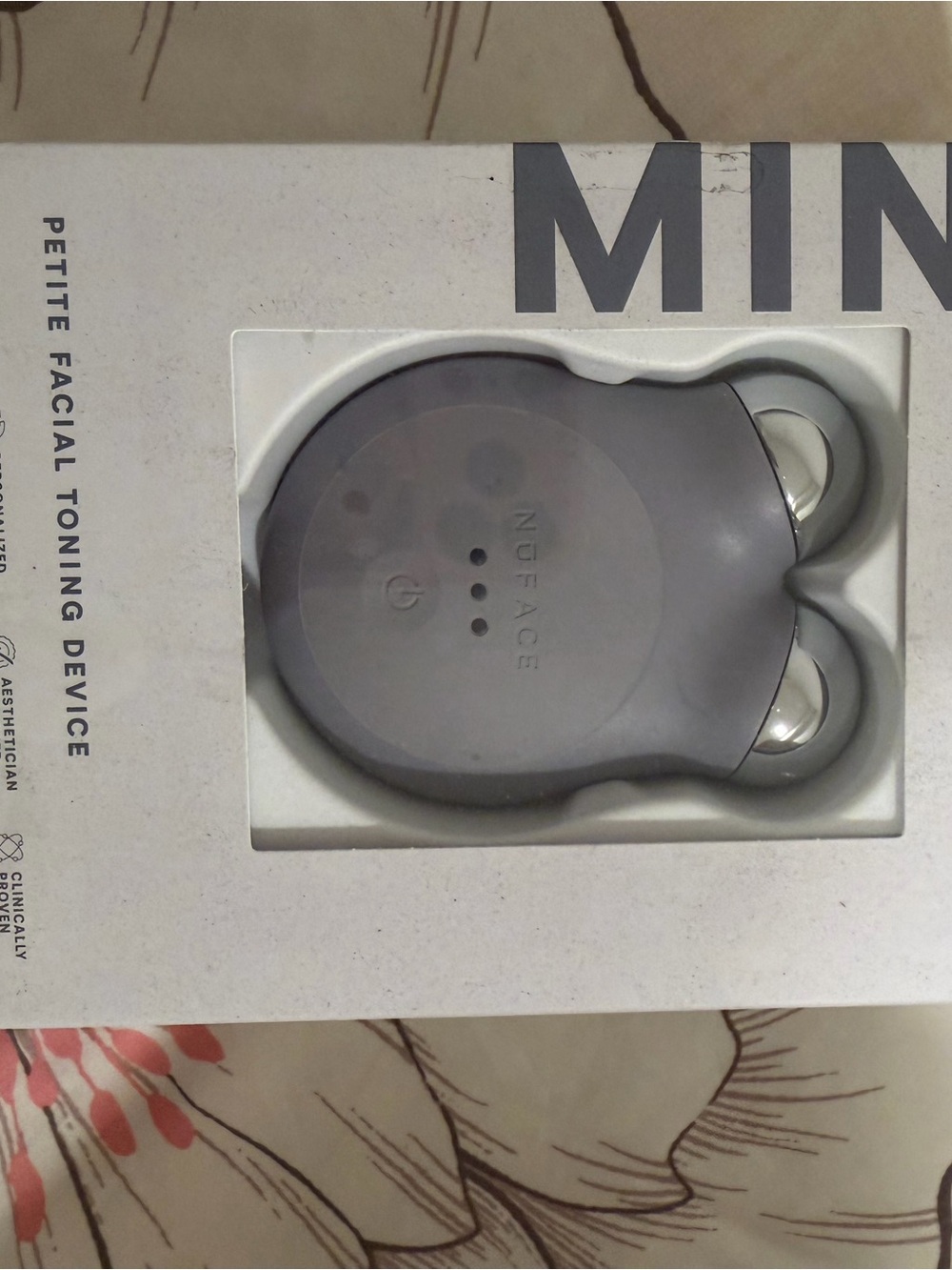 NuFace Mini Petite Facial Toning Device - Grey